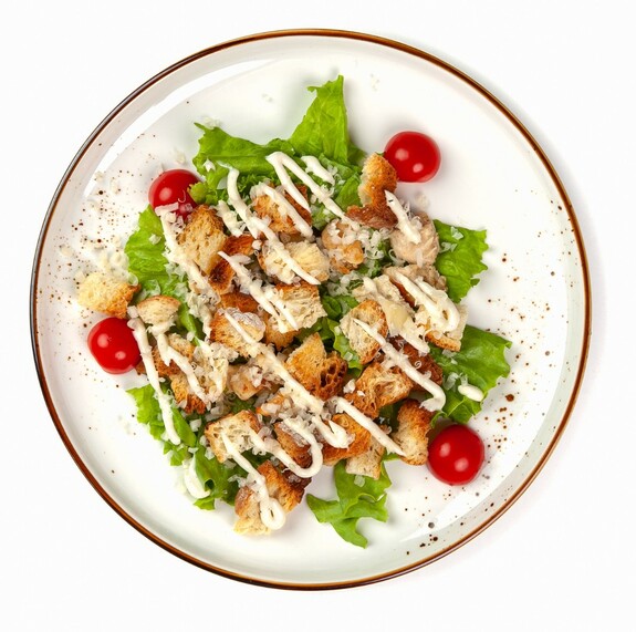 Салат цезарь с курицей